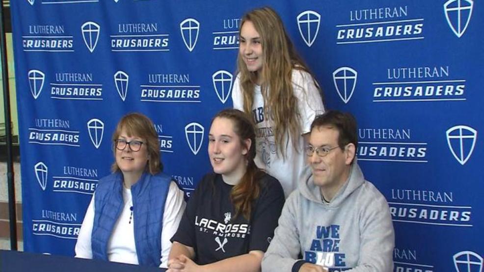 Lutheran Senior Savannah Smith signs with St. Ambrose Lacrosse SAVANNAH SMITH SIGNING.jpg