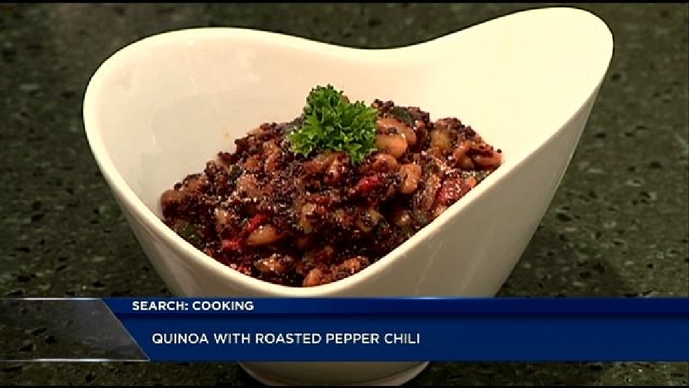 Quinoa and Roasted Pepper Chili WJAR