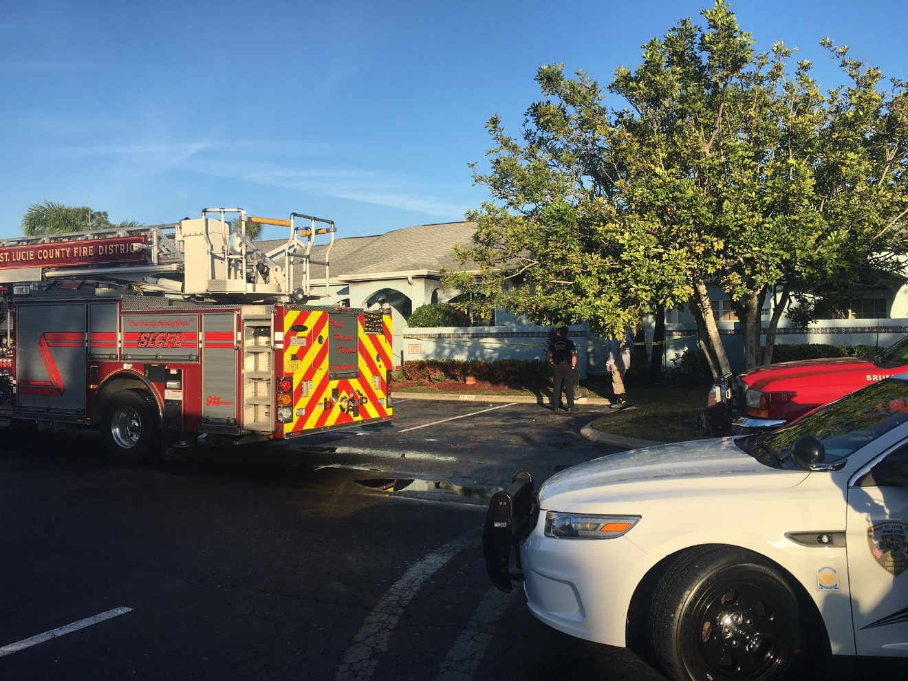 Crews battling fire in Port St. Lucie WTVX