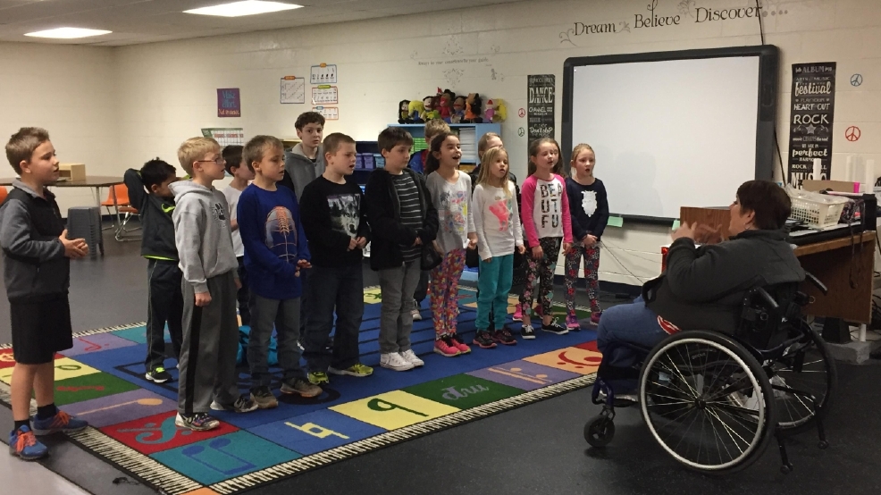 Ms. S teaching students lessons beyond hitting the high notes WTVC