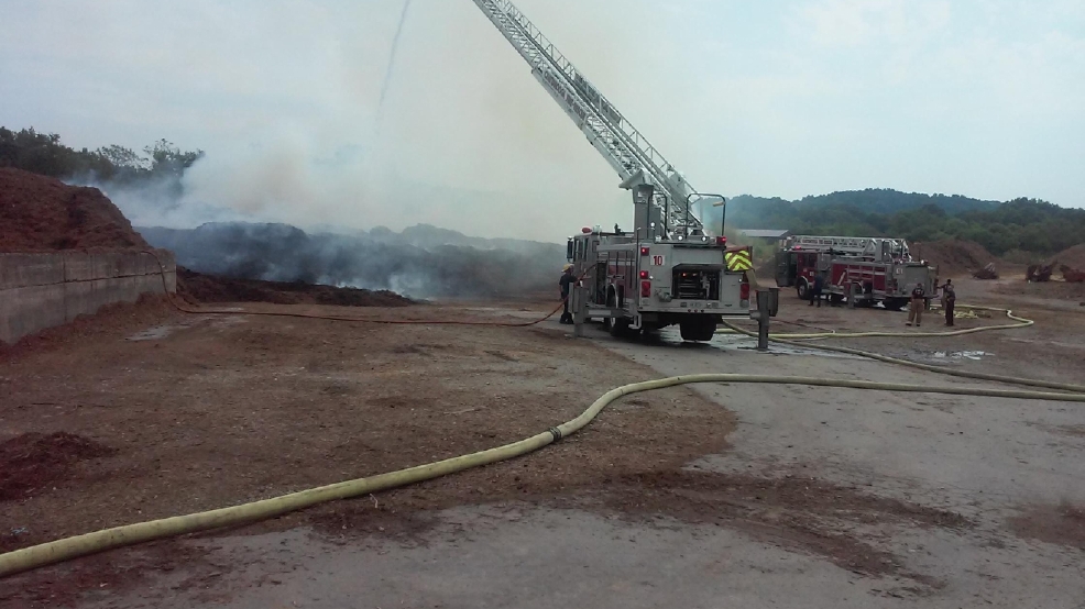 Chattanooga Firefighters put out fire in compost pile WTVC