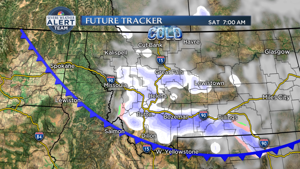 Canadian cold front Saturday KECI