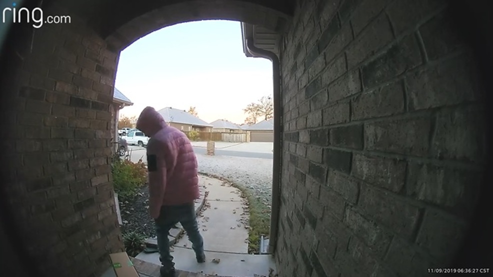 Caught On Camera: Porch Pirate Walks Backward To Steal Package | KATV