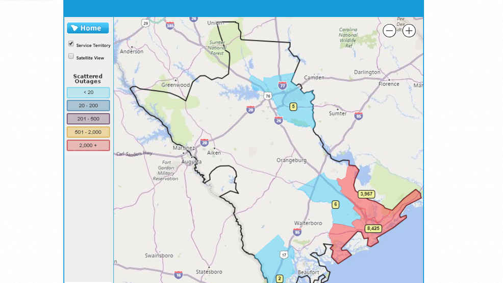 power-restored-to-thousands-in-charleston-county-after-outage-wciv