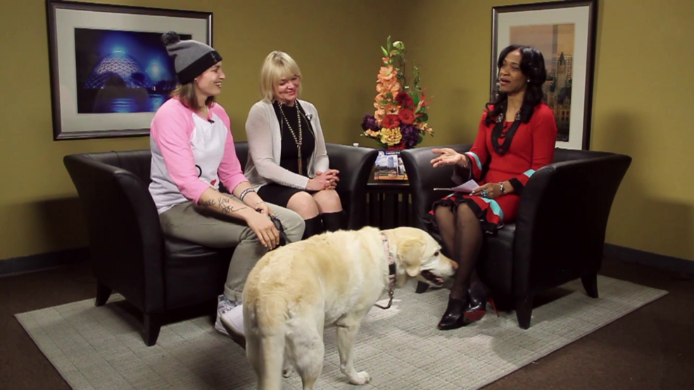 Shawna Nicols, Beth Weirick and Bob the dog Shawna Nicols, Beth Weirick and Bob the dog.png