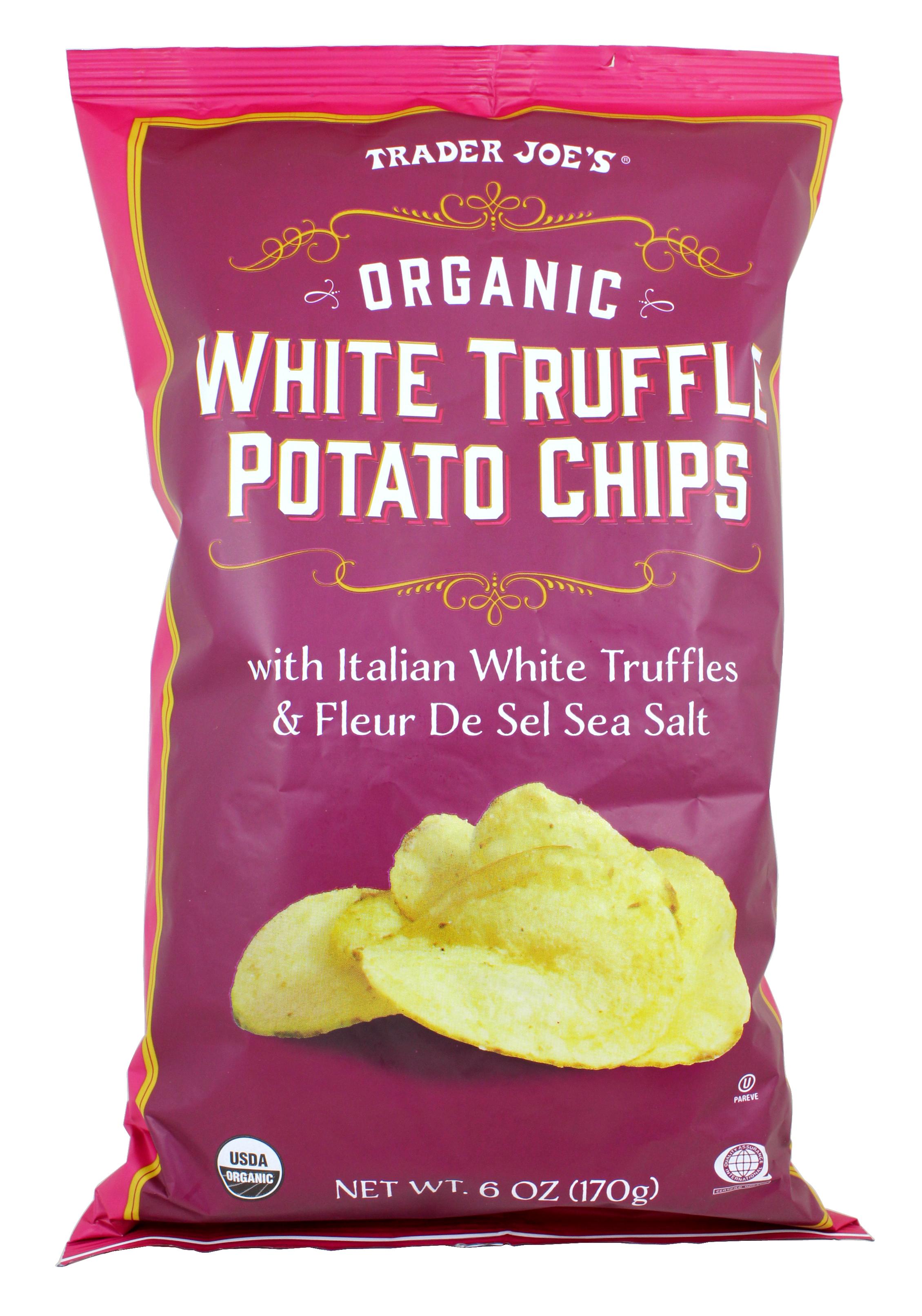 organic white truffle potato chips.