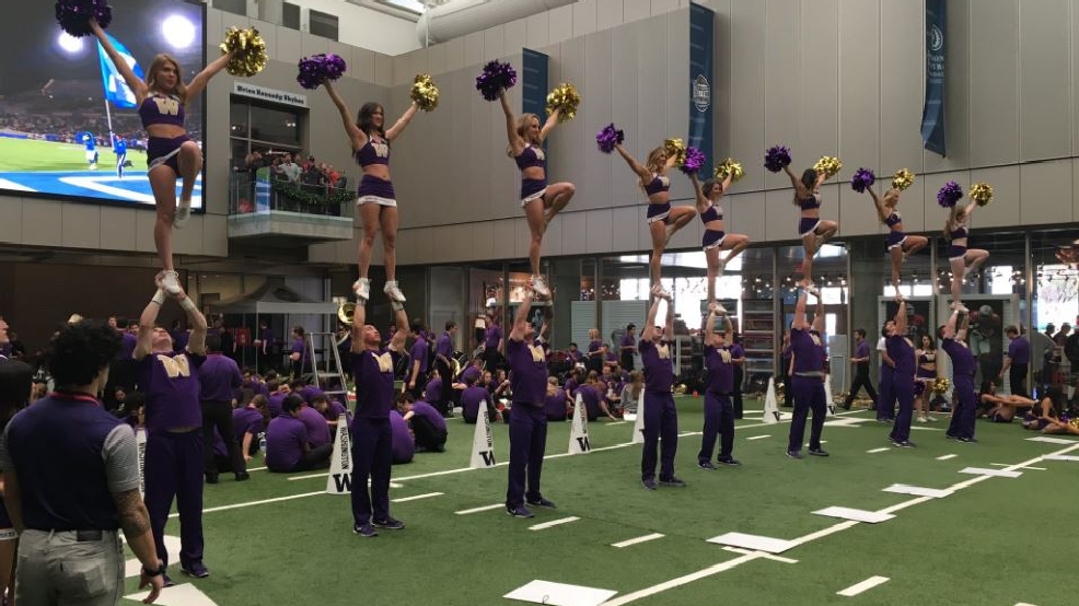 Photos Husky band, cheer squad raise a ruckus in Atlanta. KOMO