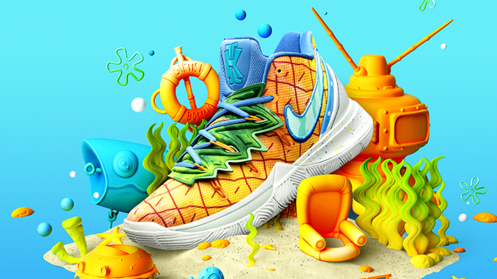 nike and spongebob