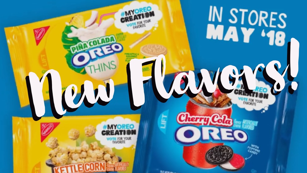 Three new Oreo cookie flavors! WOAI