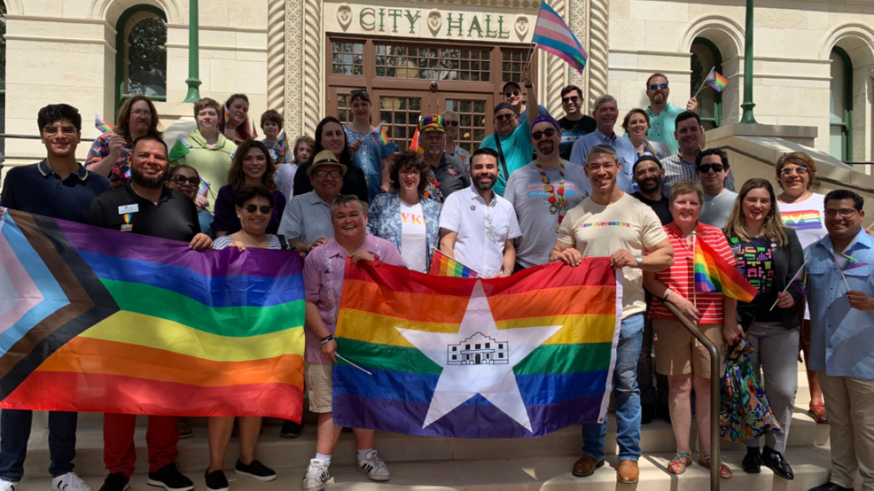 For the first time in San Antonio history, Pride version of city flag