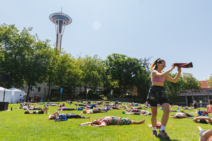 Photos Hundreds Attend Dance Church At Seattle Center Seattle Refined