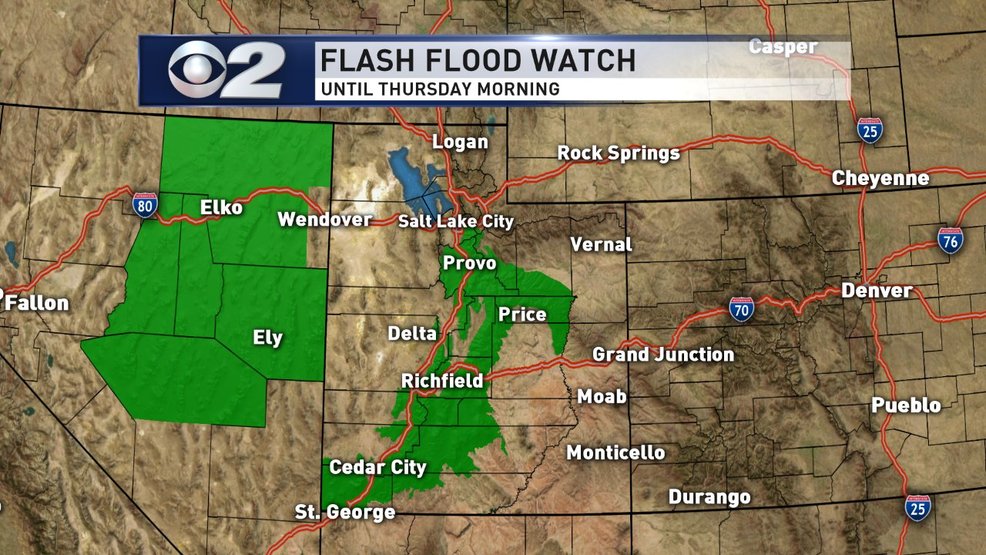 Flash Flood Watch For Central And Southern Utah KUTV Flash Flood Watch For Central And Southern Utah KUTV