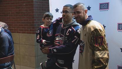 columbus blue jackets military jersey