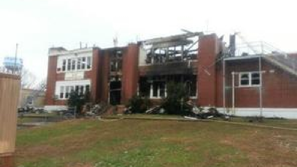 Fire At Colonial Beach Elementary School In VA WJLA Fire At Colonial Beach Elementary School In VA WJLA