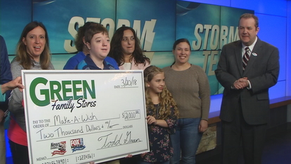 Green Family Stores >> Make A Wish Receives 2k From Green Family Stores Storm Green Family Stores >> Make A Wish Receives 2k From Green Family Stores Storm